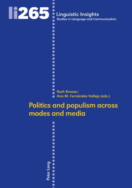Fernandez Vallejo Ana Maria Fernandez Vallejo, Breeze Ruth Breeze - Politics and populism across modes and media, E-bok