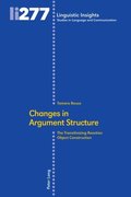 Changes in Argument Structure