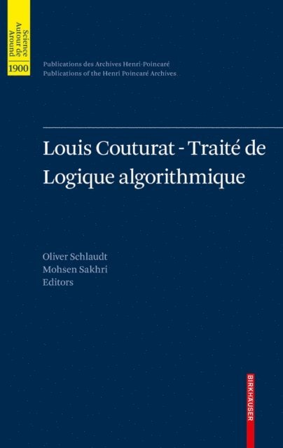 Mohsen Sakhri, Oliver Schlaudt - Louis Couturat -Traite de Logique algorithmique, E-bok