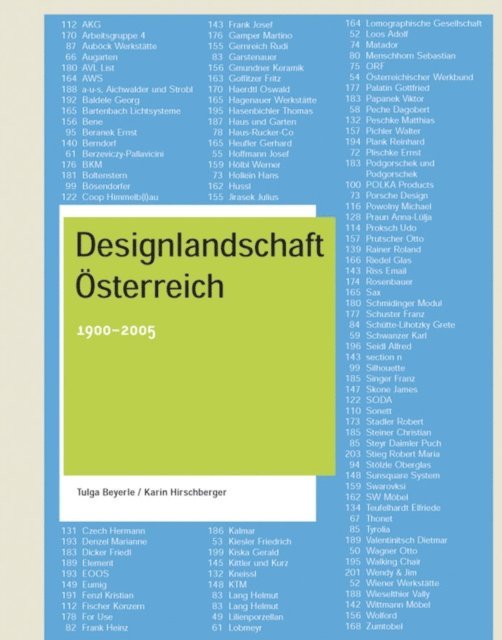 Karin Hirschberger, Tulga Beyerle - Designlandschaft Österreich, E-bok