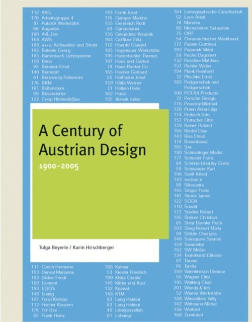 Karin Hirschberger, Tulga Beyerle - Century of Austrian Design, E-bok
