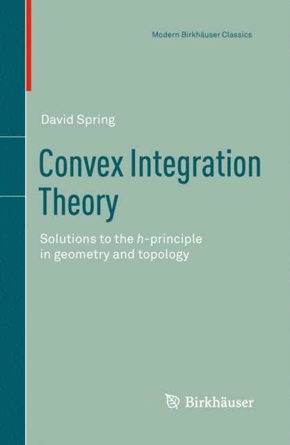 David Spring - Convex Integration Theory, E-bok
