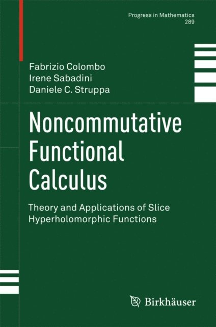 Daniele C. Struppa, Irene Sabadini, Prof. Fabrizio Colombo Politecnico di Milano - Noncommutative Functional Calculus, E-bok