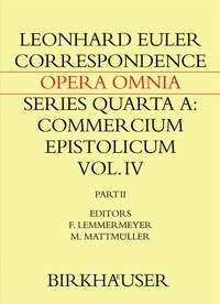 Correspondence of Leonhard Euler with Christian Goldbach
