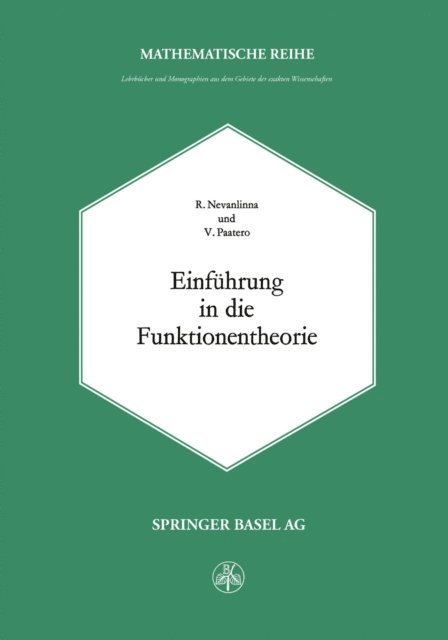 R. Nevanlinna - Einführung in die Funktionentheorie, E-bok