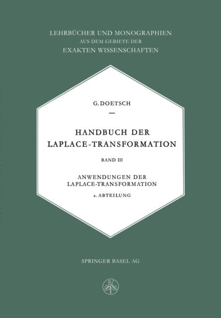Gustav Doetsch - Handbuch der Laplace-Transformation, E-bok