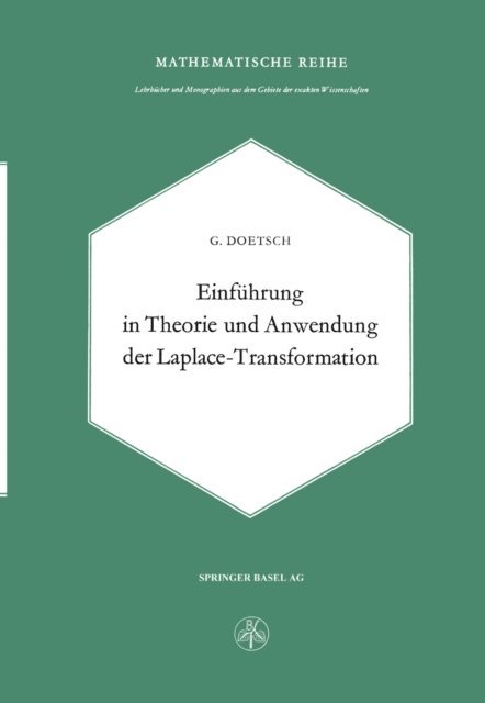 Gustav Doetsch - Einführung in Theorie und Anwendung der Laplace-Transformation, E-bok