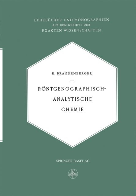 Ernst Brandenberger - Röntgenographisch-Analytische Chemie, E-bok