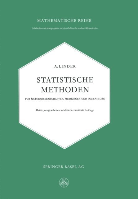 Arthur Linder - Statistische Methoden für Naturwissenschafter, Mediziner und Ingenieure, E-bok