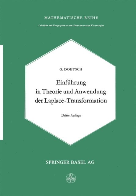 G. Doetsch - Einführung in Theorie und Anwendung der Laplace-Transformation, E-bok