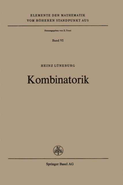 H. Luneburg - Kombinatorik, E-bok