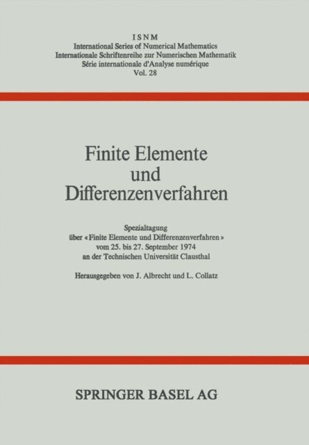COLLATZ, ALBRECHT - Finite Elemente und Differenzenverfahren, E-bok