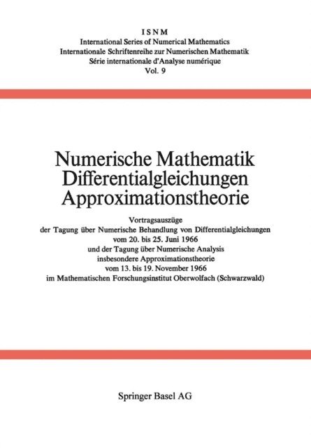 Unger, Meinradus, Collatz - Numerische Mathematik Differentialgleichungen Approximationstheorie, E-bok