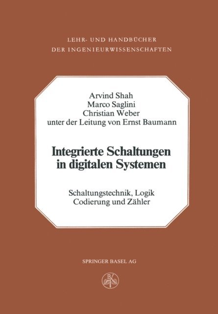 Weber, Saglini, A. Shah - Integrierte Schaltungen in digitalen Systemen, E-bok