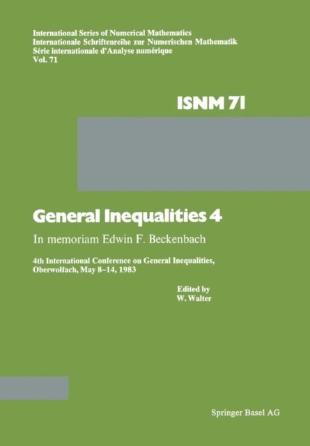 WALTER - General Inequalities 4, E-bok