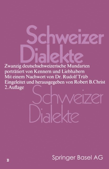 CHRIST - Schweizer Dialekte, E-bok