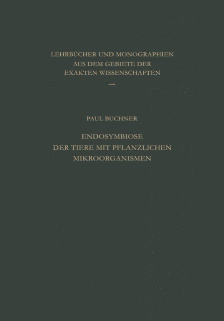 Endosymbiose der Tiere mit Pflanzlichen Mikroorganismen