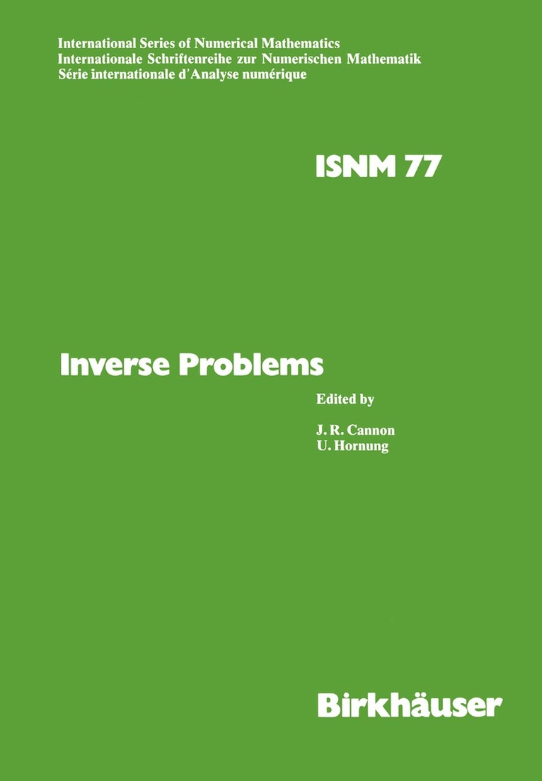 CANNON, HORNUNG - Inverse Problems, Häftad