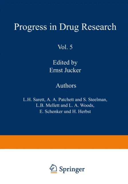 JUCKER - Fortschritte der Arzneimittelforschung / Progress in Drug Research / Progres des recherches pharmaceutiques, E-bok