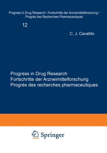 JUCKER - Progress in Drug Research / Fortschritte der Arzneimittelforschung / Progres des recherches pharmaceutiques, E-bok