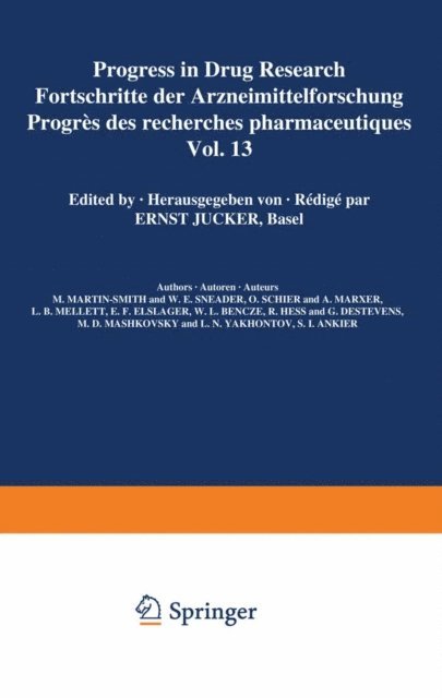 JUCKER - Progress in Drug Research / Fortschritte der Arzneimittelforschung / Progres des recherches pharmaceutiques, E-bok