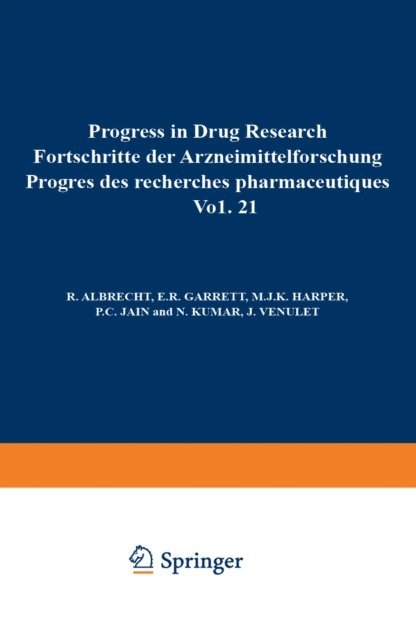 JUCKER - Progress in Drug Research / Fortschritte der Arzneimittelforschung / Progres des rechersches pharmaceutiques, E-bok