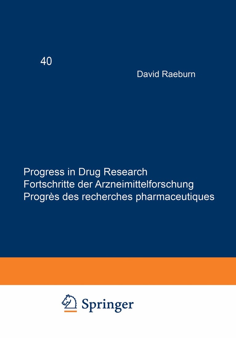 Progress in Drug Research / Fortschritte der Arzneimittelforschung / Progrès des recherches pharmaceutiques