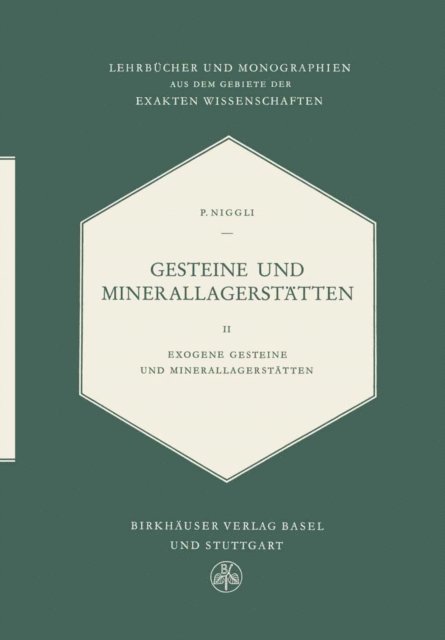 P. Niggli - Gesteine Und Minerallagerstätten, E-bok