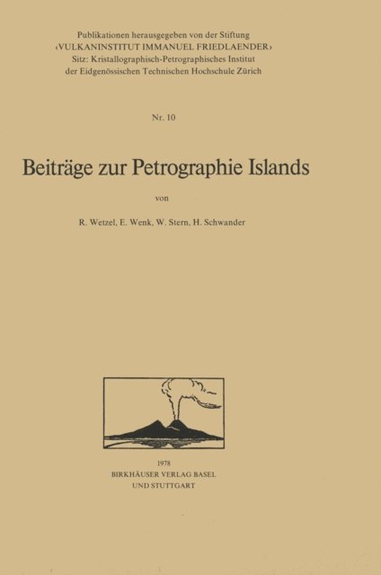 STERN, SCHWANDER, WENK, WETZEL - Beiträge zur Petrographie Islands, E-bok