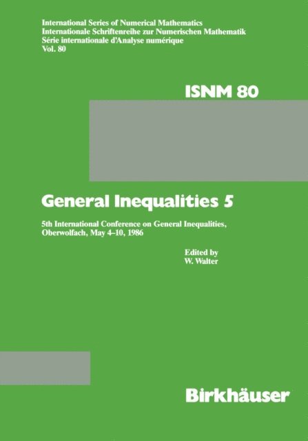 WALTER - General Inequalities 5, E-bok