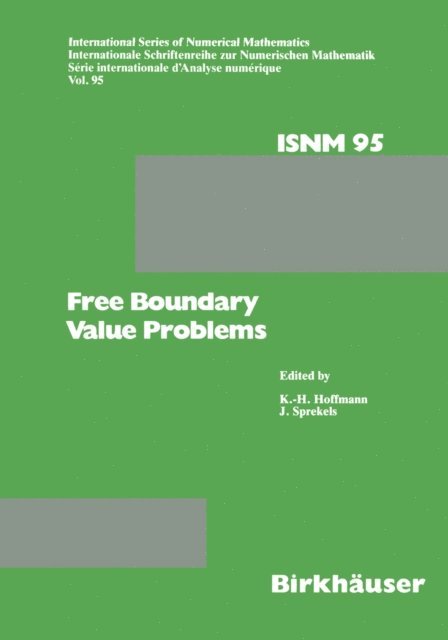 SPREKELS, HOFFMANN - Free Boundary Value Problems, E-bok