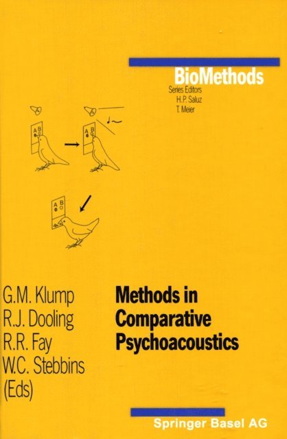 W.C. Stebbins, Richard Fay, R.J. Dooling, G.M. Klump - Methods in Comparative Psychoacoustics, E-bok