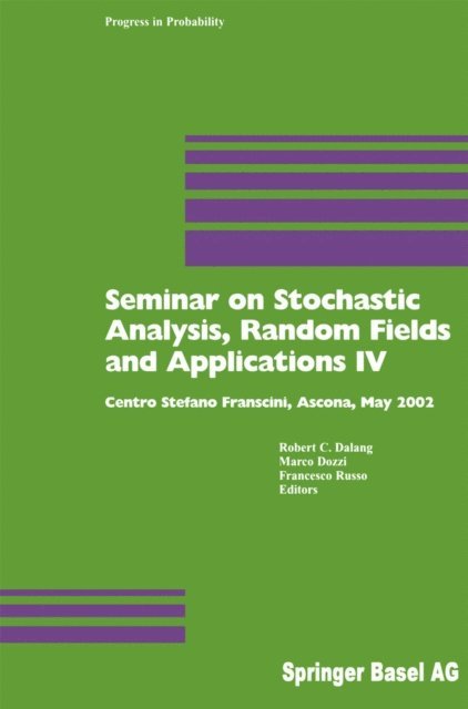 Francesco Russo, Marco Dozzi, Robert Dalang - Seminar on Stochastic Analysis, Random Fields and Applications IV, E-bok