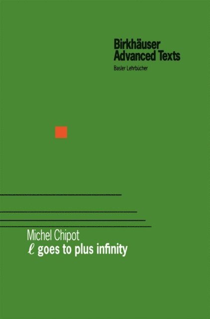 Michel Chipot - l Goes to Plus Infinity, E-bok