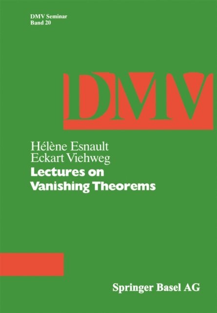 Vieweg, Esnault - Lectures on Vanishing Theorems, E-bok