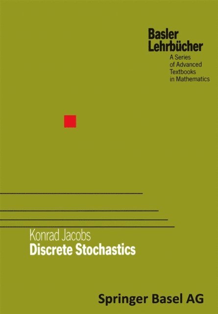 Konrad Jacobs - Discrete Stochastics, E-bok