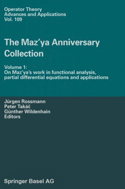 Gunther Wildenhain, Peter Takac, Jurgen Rossmann - Maz'ya Anniversary Collection, E-bok