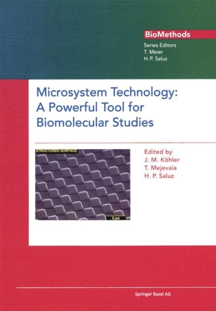 T. Mejevaia, M. Kohler, Hans-Peter Saluz - Microsystem Technology, E-bok