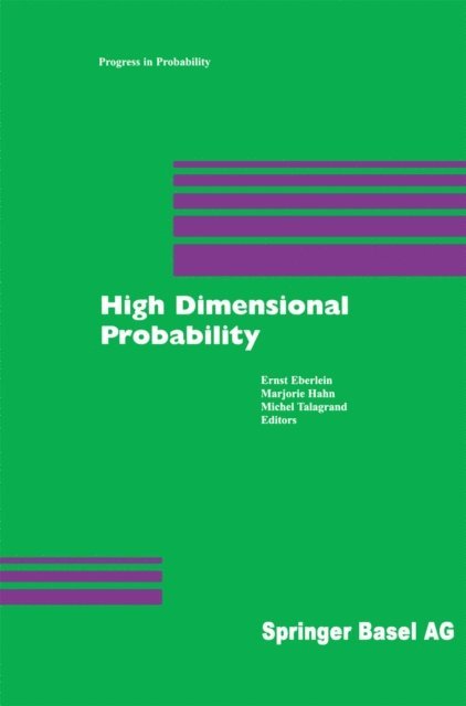 Marjorie Hahn, Ernst Eberlein - High Dimensional Probability, E-bok