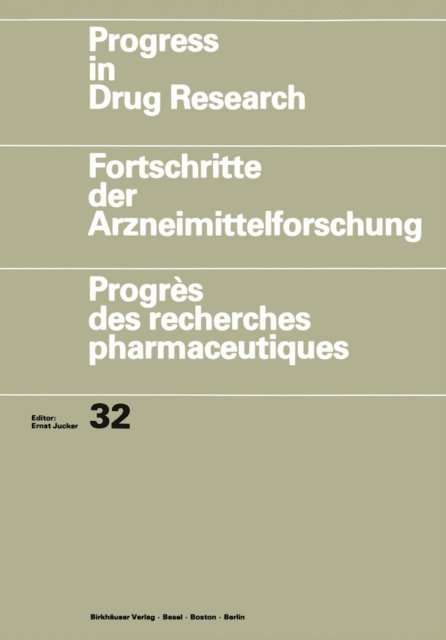 MEYER, JUCKER - Progress in Drug Research / Fortschritte der Arzneimittelforschung / Progres des recherches pharmaceutiques, E-bok