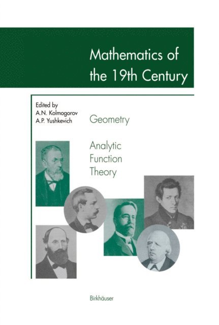 Adolf-Andrei P. Yushkevich, Andrei N. Kolmogorov - Mathematics of the 19th Century, E-bok