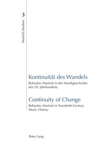Kontinuitaet Des Wandels Continuity of Change