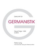 Zeitschrift fuer Germanistik