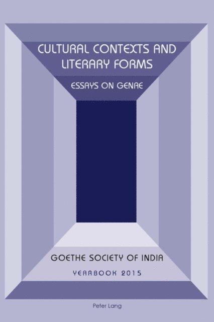 Sahni Madhu Sahni, Rajan Rekha Rajan, Harshvardhan Chitra Harshvardhan, Goethe Society of India - Cultural Contexts and Literary Forms, E-bok