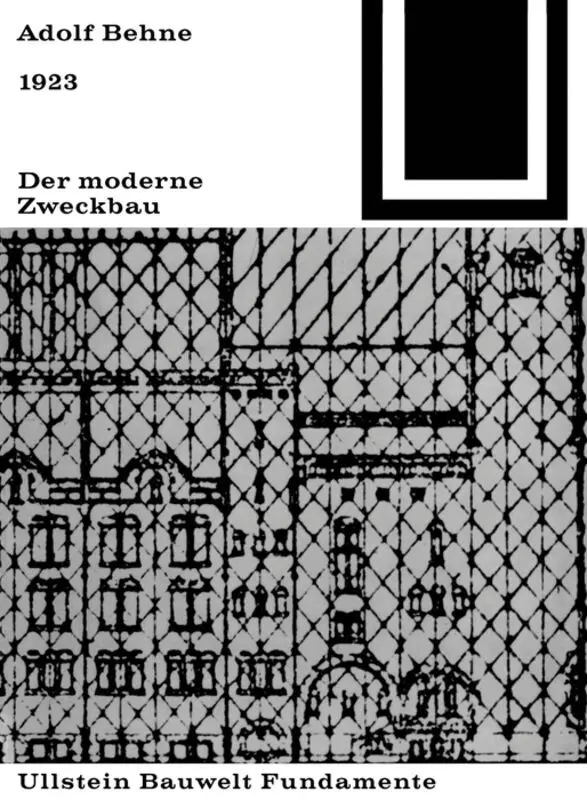 Adolf Behne - moderne Zweckbau (1929), Häftad. Tillgänglighet: Tillfälligt slut
