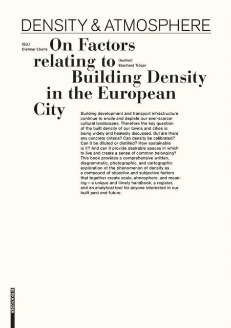 Eberhard Troger, Dietmar Eberle - Density & Atmosphere, E-bok
