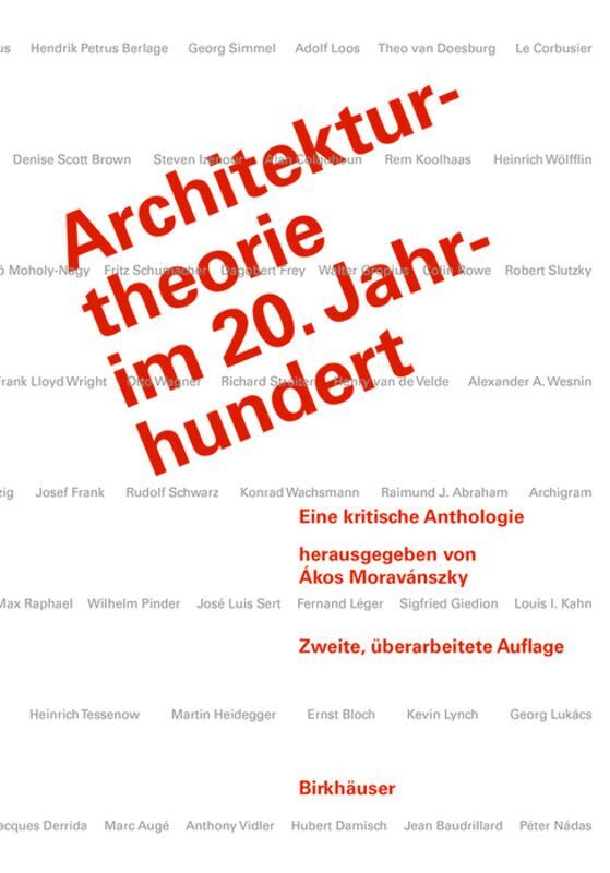 Ákos Moravánszky - Architekturtheorie im 20. Jahrhundert, Inbunden