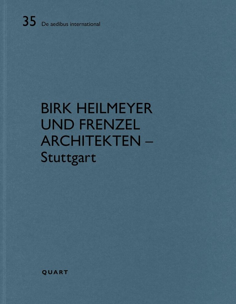 Heinz Wirz - Birk Heilmeyer und Frenzel Architekten – Stuttgart, Häftad. Tillgänglighet: Lägg i varukorg