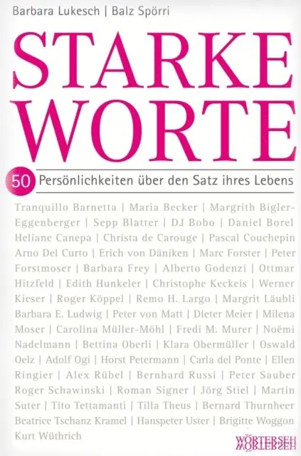Balz Sporri, Barbara Lukesch - Starke Worte, E-bok. Tillgänglighet: Lägg i varukorg