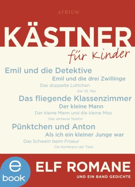 Erich Kastner - Kästner für Kinder, E-bok